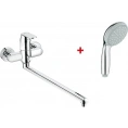 Комплект для ванной Grohe Eurosmart Cosmopolitan + душевая лейка Tempesta New - миниатюра фото 1