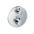 Термостат для душа Hansgrohe Ecostat S с запорным вентилем, хром (15757000) - миниатюра фото 1