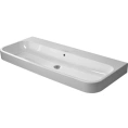 Раковина Duravit Happy D2 для мебели 1200 мм, белая, шлифованная, с переливом и заглушкой (2318120028) - миниатюра фото 1