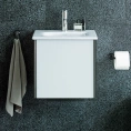 Тумба подвесная Duravit XViu белая глянцевая 510x420x397 мм с выдвижным отделением (XV40310B222) - миниатюра фото 1