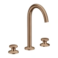 Смеситель для раковины AX One Sel 170, 3 отверстия, цвет шлифованное красное золото (48070310) - миниатюра фото 1
