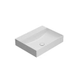Раковина подвесная GLOBO T-Edge 60x47 см белая без отверстия (BIB6R65.BI*0)) - миниатюра фото 1