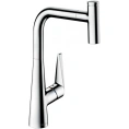 Смеситель для кухни Hansgrohe Talis Select M51 с выдвижным душем и поворотным изливом (72821000) - миниатюра фото 1