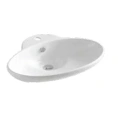 Накладная раковина Artceram FUORI 3 63x47 см с отверстием под смеситель, белая - миниатюра фото 1
