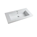 Раковина Artceram WASHBASINS GAP встраиваемая 86х51 см с 1 отв под смесительитель со слив переливом цвет белый - миниатюра фото 1