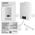 Газовый котел Arderia D14 Atmo v3, 14 кВт, 2201380, настенный, двухконтурный - миниатюра фото 7