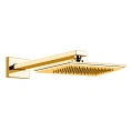 Верхний душ Gessi Eleganza для настенного монтажа в золотом цвете (46148#080) - миниатюра фото 1