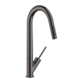 Кухонный смеситель AX Starck в цвете шлифованный черный хром (10821340) - миниатюра фото 1