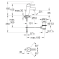 Смеситель для раковины Grohe Concetto 32204001 - миниатюра фото 6