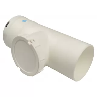 Элемент дымохода конденсационного Stout визуальная инспекция T-образн. DN80 п/м PP-FE SCA-8080-010210