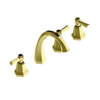 Stella Eccelsa Leve Смеситель на борт ванны на 4 отверстия 3256TR, цвет: золото 24К (EL 02311 AU00)