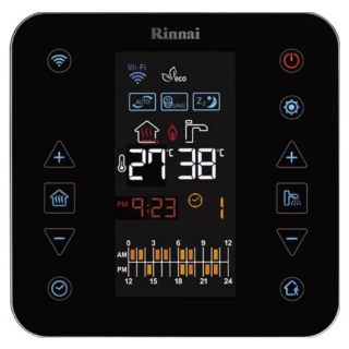 Пульт управления Rinnai Smart WI-FI WF-1000 для котлов серии RMF и CMF черный