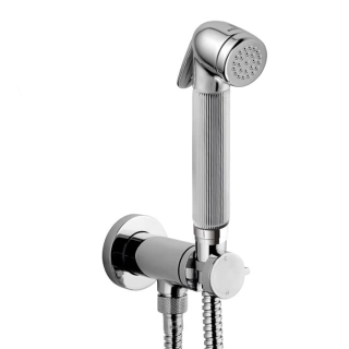 BOSSINI NIKITA Гигиенический душ с прогрессивным смесителем, лейка металлическая, шланг металлический, цвет хром (E37008B.030)