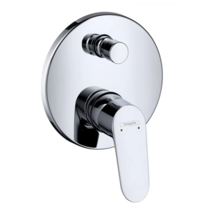 Hansgrohe Focus Смеситель для ванны, встраиваемый, переключатель вакумный, внешняя часть, цвет: хром (31945000)