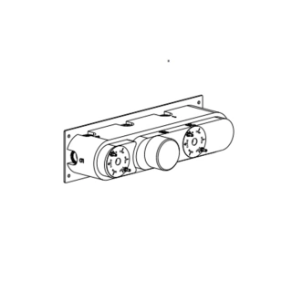 CARIMALI Встраиваемая часть для термостатического смесителя на 5 положений (W5103)