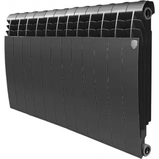 Радиатор биметаллический Royal Thermo BiLiner Noir Sable 500 12 секций-черный
