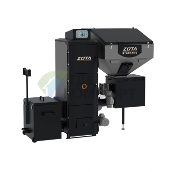 Твердотопливный автоматический котел Zota Stahanov Black-26 - фото 1