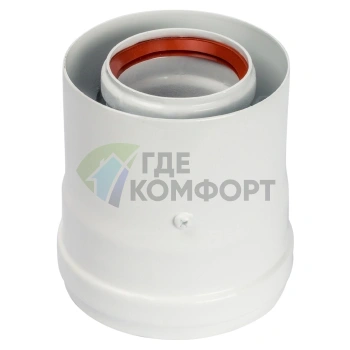 Адаптер для котла Stout DN60/100 вертикальный коаксиальный SCA-6010-210100 - фото 2