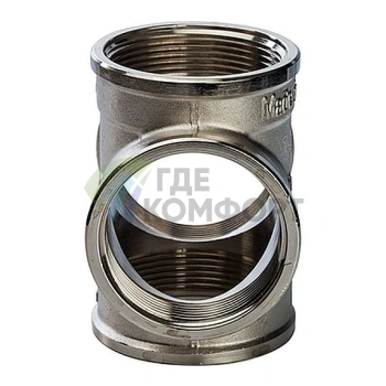 Крестовина STOUT ВВ 2 внутренняя резьба никелированная - фото 4