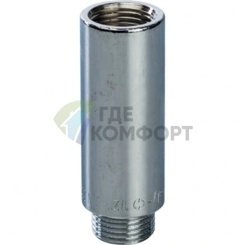 Удлинитель STOUT латунный 1/2 x 65 хромированный - фото 3