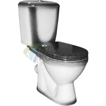 Унитаз-компакт Rosa Лира: элегантный чёрный