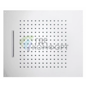 Верхний душ BOSSINI DREAM/2 570×470 мм – 2 режима (дождь, каскад), белый матовый (H38925.045) - фото 1