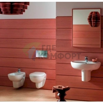 Подвесной унитаз Jacob Delafon Mideo E4345G-00 — стиль и комфорт - фото 2