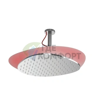 Верхний душ Carlo Frattini Wellness Cloud с бело-красной подсветкой и хромированной отделкой (F2653CR) - фото 1