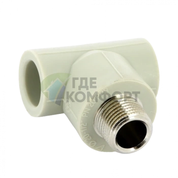 Тройник PPR с наружной резьбой 20x1/2 FV-Plast - фото 3