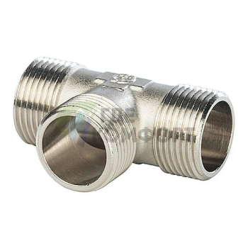 Stout Тройник НН никелированный 1/2X1/2X1/2 - фото 1