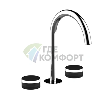 Смеситель для раковины Fantini Nice с нажимным механизмом, хром (65 02 S104SW) - фото 1