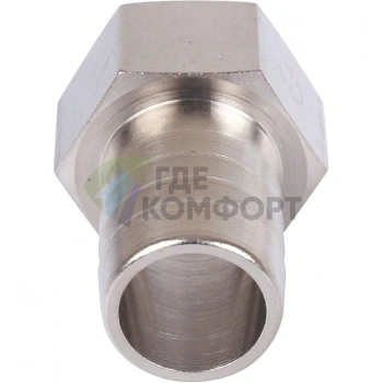 Штуцер ВР 1/2x18, никелированный Stout - фото 2