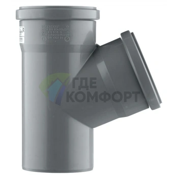 Тройник канализационный HTEA 110х110/67° Ostendorf - фото 1