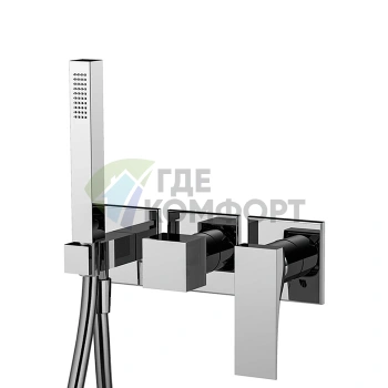 Смеситель для душа Fima Carlo Frattini Zeta однорычажный встраиваемый хром (F3989X8CR) - фото 1