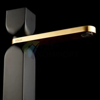 Смеситель для раковины CISAL HI-RISE: Однорычажный, отделка NeroOpaco/OroSpazz (RI0035447W) - фото 1