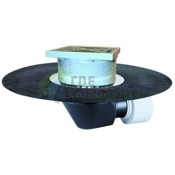 Кровельная воронка HL64.1BH с трапом-электрообогревом и теплоизоляцией - фото 1