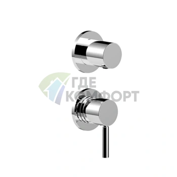 Встраиваемый смеситель для душа Fantini NOSTROMO (наружная часть), хром (50 02 G481B) - фото 1