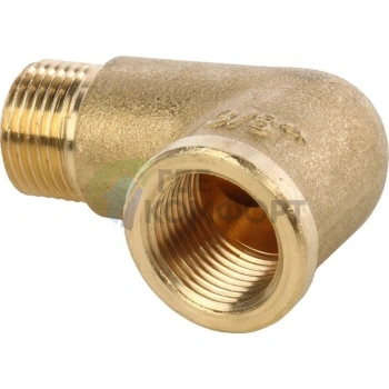 Угольник STOUT наружная/внутренняя резьба латунный НВ 3/8 - фото 2