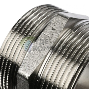 Ниппель STOUT HH 2 наружная резьба никелированный - фото 3