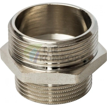 Ниппель STOUT НН переходной 1 1/2 x 1 1/4 никелированный - фото 3