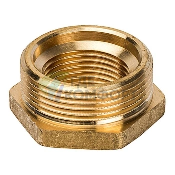 Футорка STOUT 1 1/2 x 1 латунная - фото 2