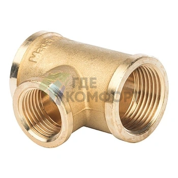 Stout Тройник ВВ переходной 3/4X1/2X3/4 - фото 1