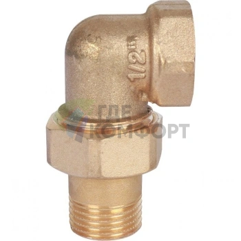 Разъемное соединение американка НН 1/2, уплотнение под гайкой o-ring кольцо Stout - фото 3