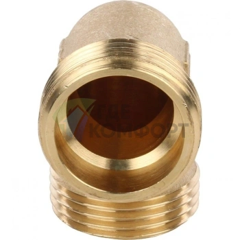 Угольник STOUT наружная резьба латунный НР 1 - фото 4