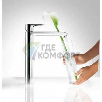 Смеситель Hansgrohe Metris однорычажный для раковины 31082000 - фото 2