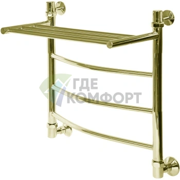 Полотенцесушитель Ника ЛД/ВП Лесенка Дуга Бронза 50x60 водяной - фото 2
