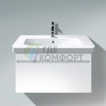 Раковина Duravit DuraStyle 800x480 мм для мебели, без перелива, 1 отверстие, белый (2320800041) - фото 2