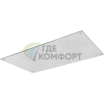 Встраиваемый верхний душ CISAL Zen Shower 70x40 см, полированная нержавеющая сталь (ZS025570D2) - фото 1
