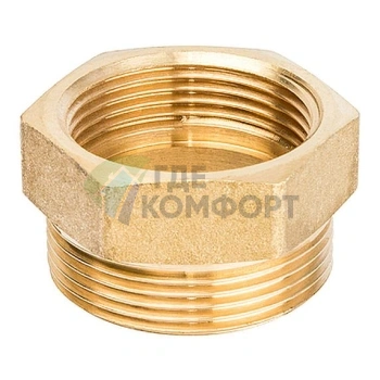 Разъемное соединение 1 1/4 американка ВН, уплотнение под гайкой по плоскости Stout - фото 3