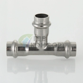 Пресс-тройник 15 х 12 х 15 мм из нержавеющей стали VTi.931.I.151215 VALTEC (ВАЛТЕК) - фото 4